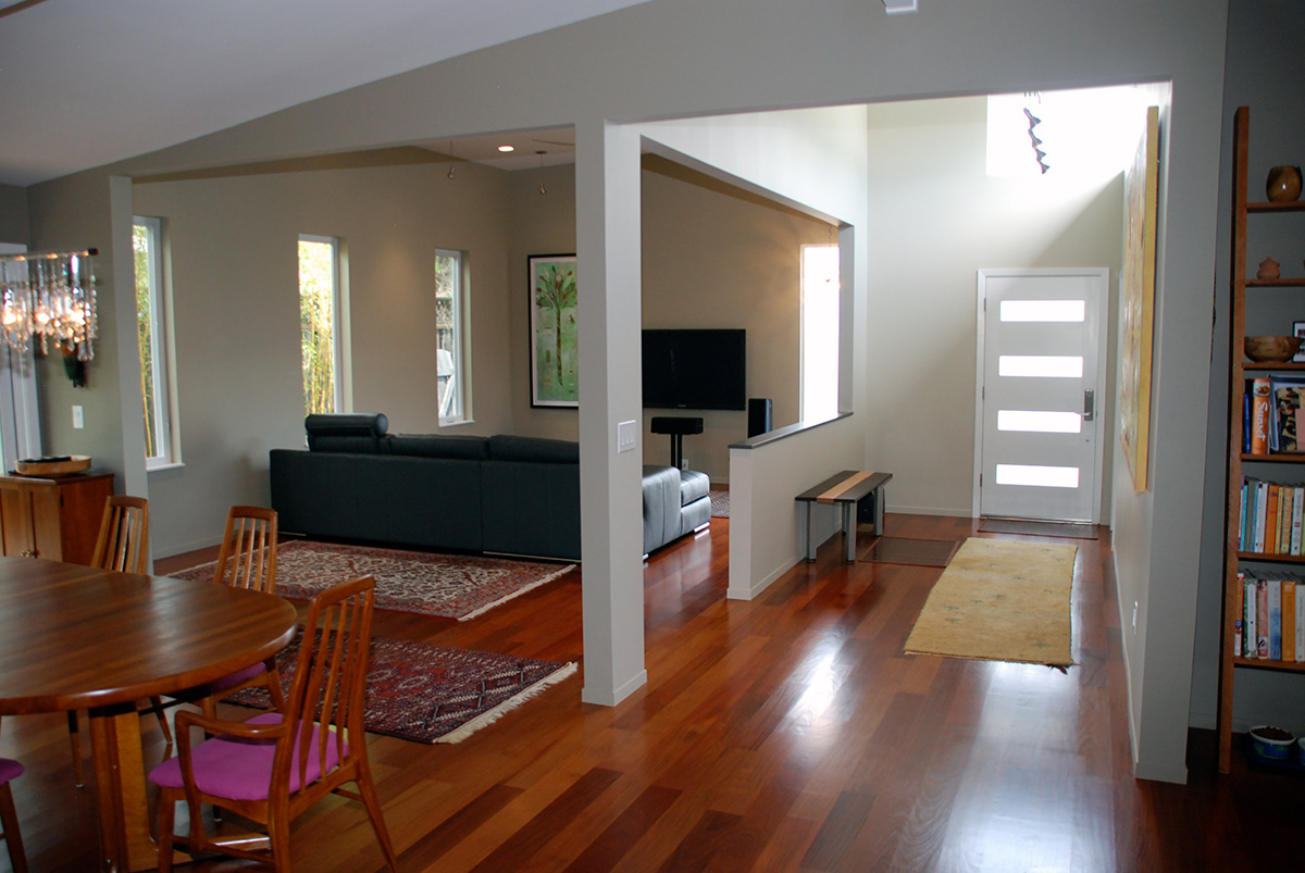Family room added to Eichler whole house remodel in Mountain View by Lynstar Enterprises Jack Cannon General Contractor