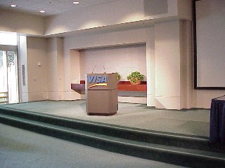 Corporate conference stage built by Jack Cannon General Contractor Silicon Valley