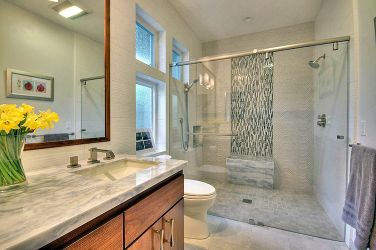 Bathrooms remodeled by General Contractor Jack Cannon with Lynstar Enterprises working on homes from San Mateo to San Jose